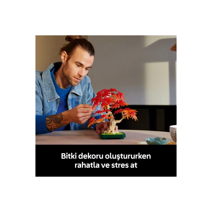 ® Botanicals Japon Kırmızı Akçaağaç Bonsai Ağacı 10348 - Yetişkinler için Model Yapım Seti (474P)