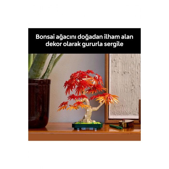 ® Botanicals Japon Kırmızı Akçaağaç Bonsai Ağacı 10348 - Yetişkinler için Model Yapım Seti (474P)