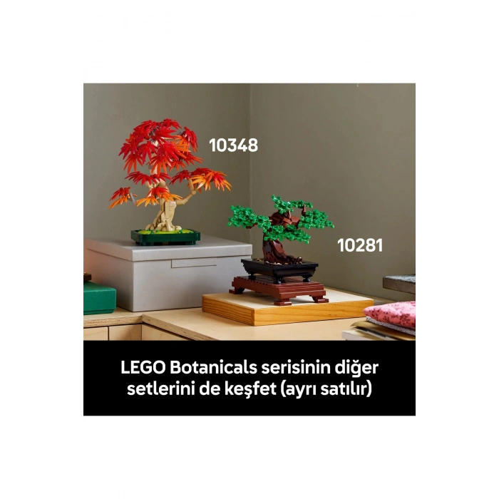 ® Botanicals Japon Kırmızı Akçaağaç Bonsai Ağacı 10348 - Yetişkinler için Model Yapım Seti (474P)