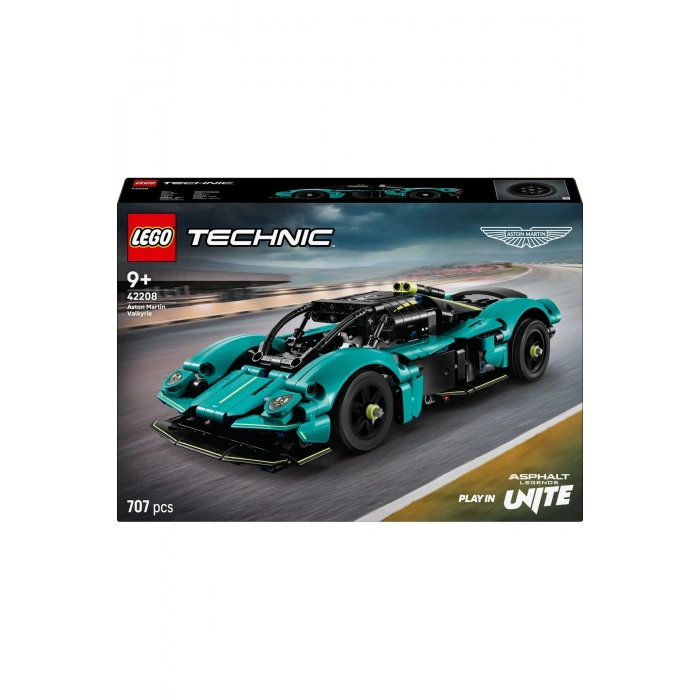® Technic Aston Martin Valkyrie 42208 - 9+ Çocuklar için Yaratıcı Oyuncak Araba Yapım Seti (707 P)