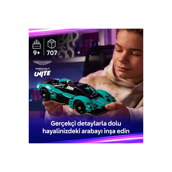 ® Technic Aston Martin Valkyrie 42208 - 9+ Çocuklar için Yaratıcı Oyuncak Araba Yapım Seti (707 P)