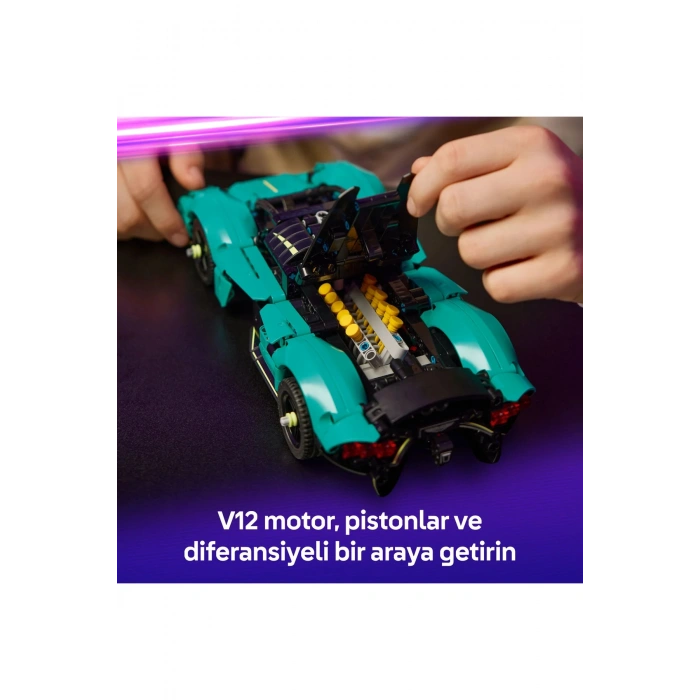® Technic Aston Martin Valkyrie 42208 - 9+ Çocuklar için Yaratıcı Oyuncak Araba Yapım Seti (707 P)