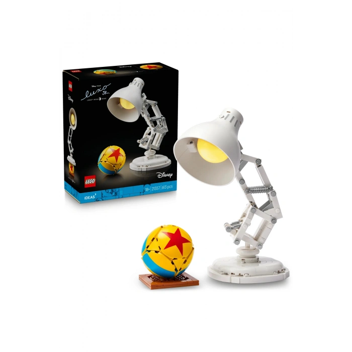 ® Ideas | Disney Pixar Luxo Jr. 21357 - Yetişkinler için Koleksiyonluk Model Yapım Seti (613P)
