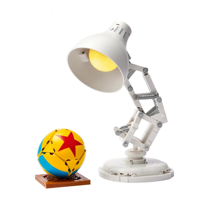 ® Ideas | Disney Pixar Luxo Jr. 21357 - Yetişkinler için Koleksiyonluk Model Yapım Seti (613P)