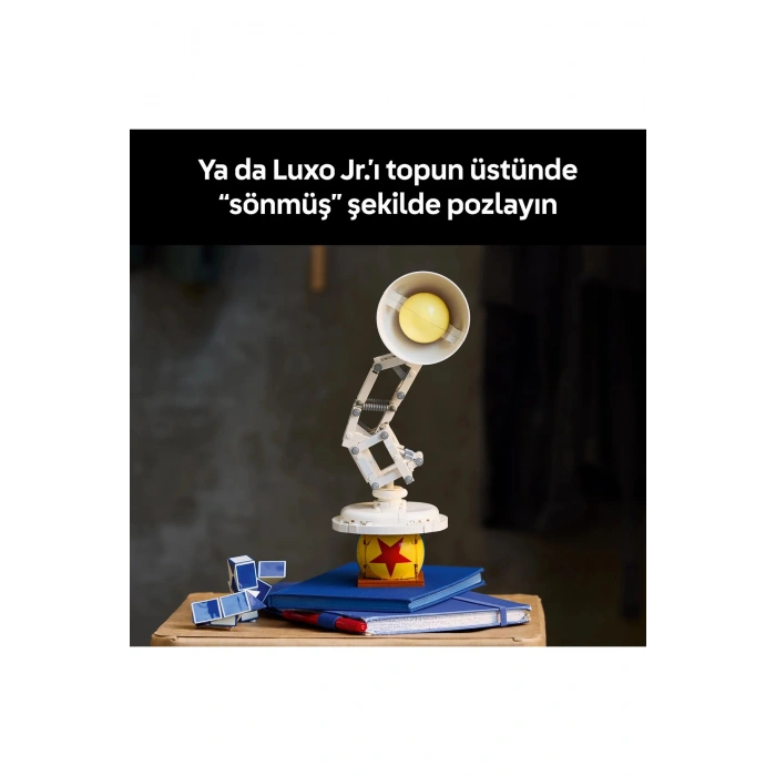 ® Ideas | Disney Pixar Luxo Jr. 21357 - Yetişkinler için Koleksiyonluk Model Yapım Seti (613P)