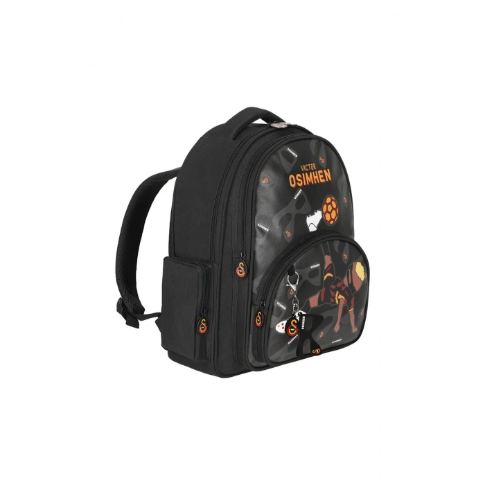 Lisanslı Victor OsmHen Parçalı Suni Deri Okul Sırt Çanta Seti 4 Lü Çanta Seti