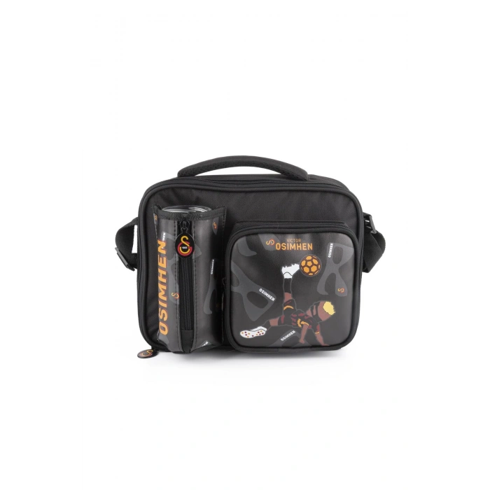 Lisanslı Victor OsmHen Parçalı Suni Deri Okul Sırt Çanta Seti 4 Lü Çanta Seti