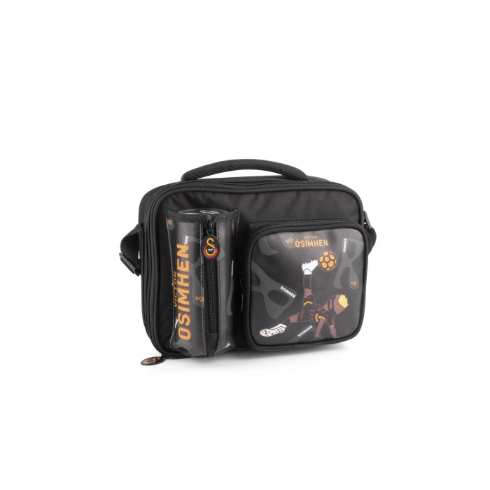 Lisanslı Victor OsmHen Parçalı Suni Deri Okul Sırt Çanta Seti 4 Lü Çanta Seti