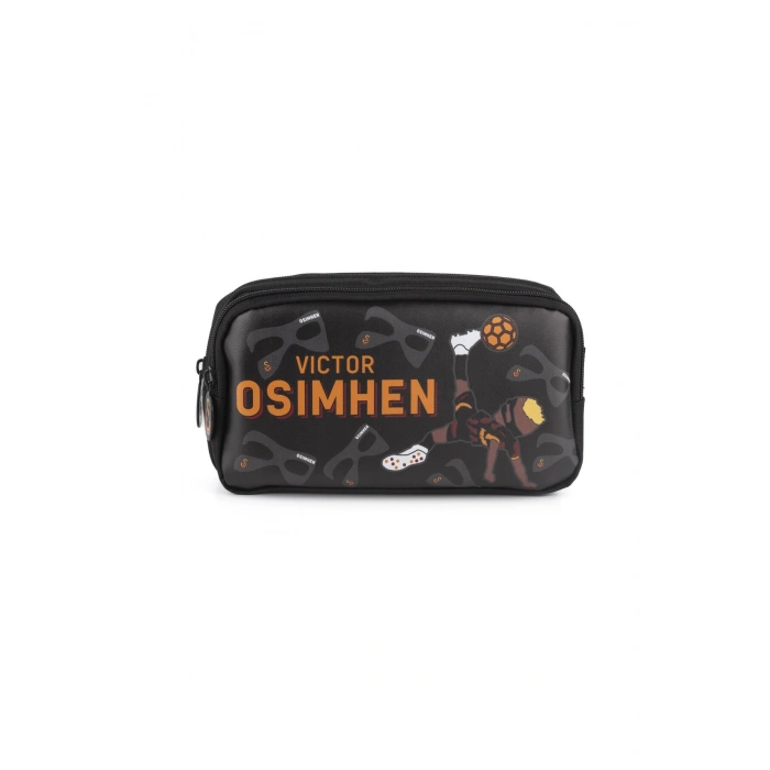 Lisanslı Victor OsmHen Parçalı Suni Deri Okul Sırt Çanta Seti 4 Lü Çanta Seti