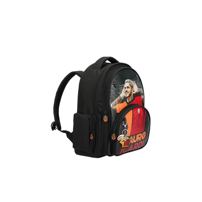 Lisanslı Mauro İcardi Parçalı Suni Deri Okul Sırt Çanta Seti 4 Lü Çanta Seti