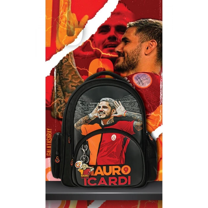 Lisanslı Mauro Icardı 3lü (Çanta-Beslenme-Kalemlik) Okul Çanta Seti