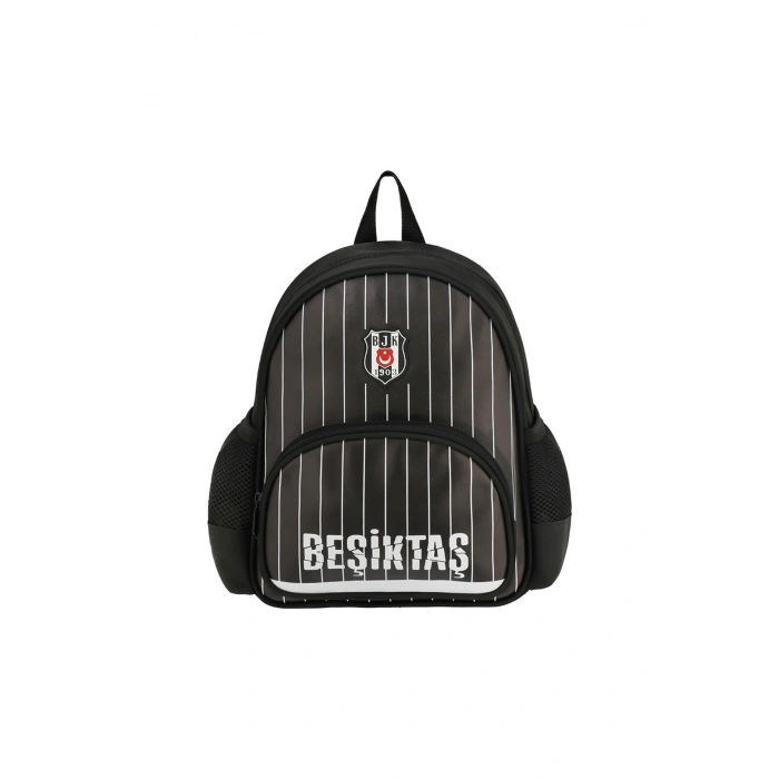 BJK Official Lisanslı İnce Çubuk Desenli Suni Deri Sırt Çantası+Kalemlik Set 255set2