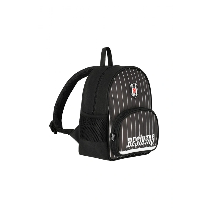 BJK Official Lisanslı İnce Çubuk Desenli Suni Deri Sırt Çantası+Kalemlik Set 255set2