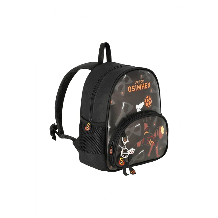 2 Bölmeli Victor Osimhen Suni Deri Anaokulu Çantası + Kalemlik