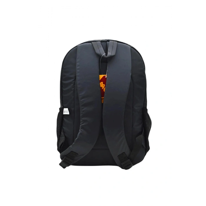 Galatasaray Kırmızı Şerit Üç Gözlü Okul Çantası Siyah / 24539