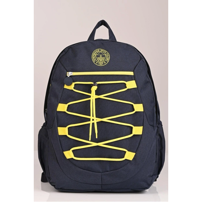 24708 Kordon Detaylı Lisanslı Okul Sırt Çantası Lacivert
