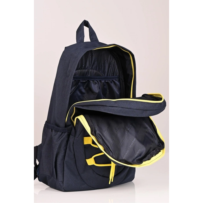 24708 Kordon Detaylı Lisanslı Okul Sırt Çantası Lacivert