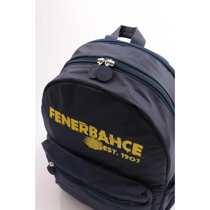 Lisanslı Ön Cep Detaylı EST.1907 Lacivert Orijinal Sırt Çantası