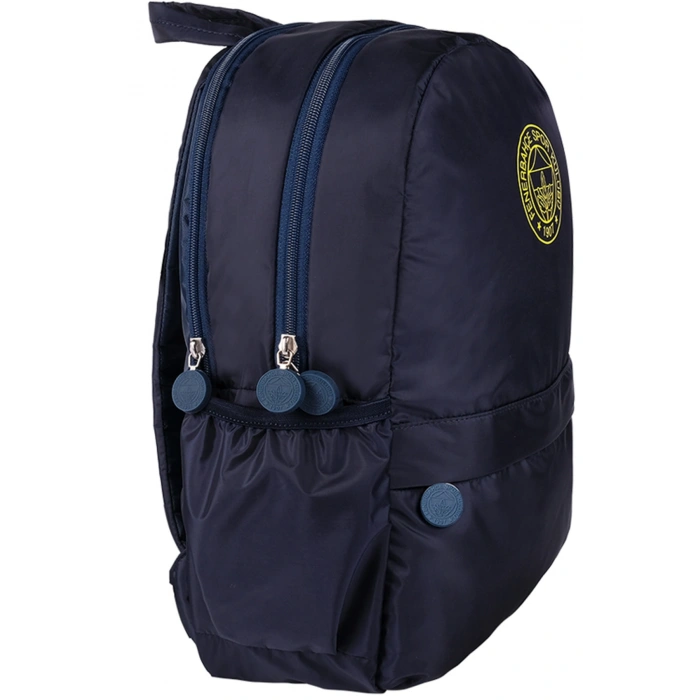 Lisanslı DARK BLUE Sırt Çantası Çift Bölmeli Okul Çantası 24705