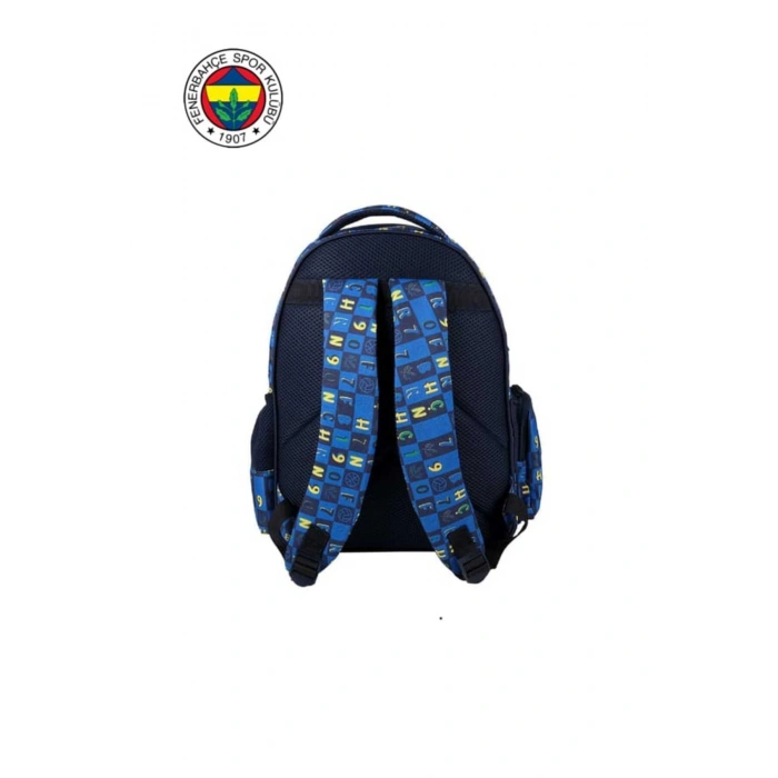 Lisanslı 3 Bölmeli Since 1907 Suni Deri Okul Sırt Çantası (24752)