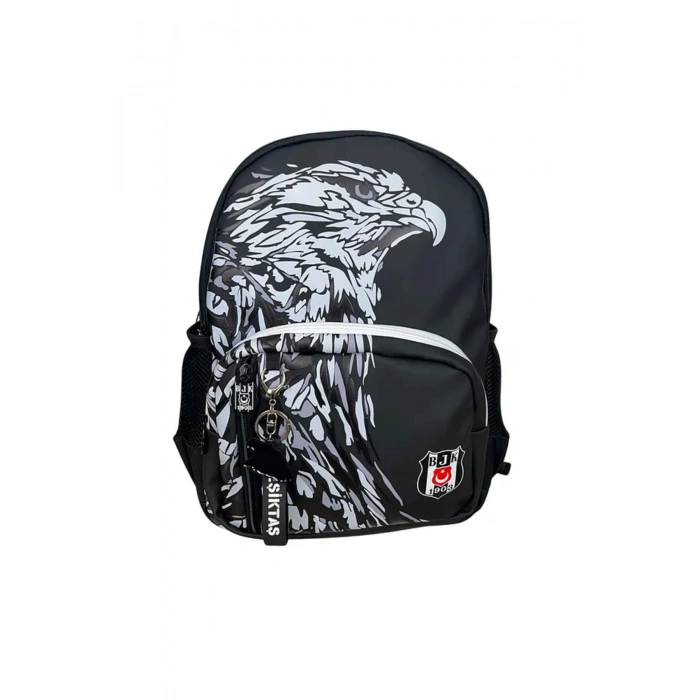 Baskılı Lisanslı Desenli Fermuarlı Okul Sırt Çantası ve Kalemlik 25390