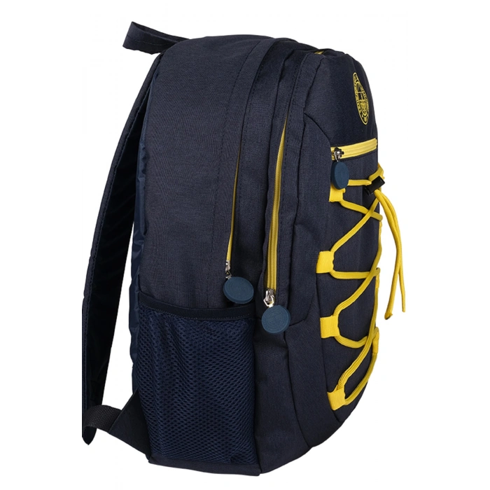 Lisanslı Kordon Detaylı Sırt Çantası Çift Bölmeli Okul Çantası 24708