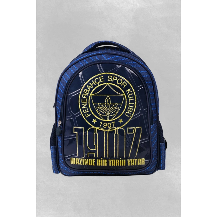 Çocuk Baskılı Lisanslı Çok Bölmeli Fermuarlı Okul Sırt Çantası