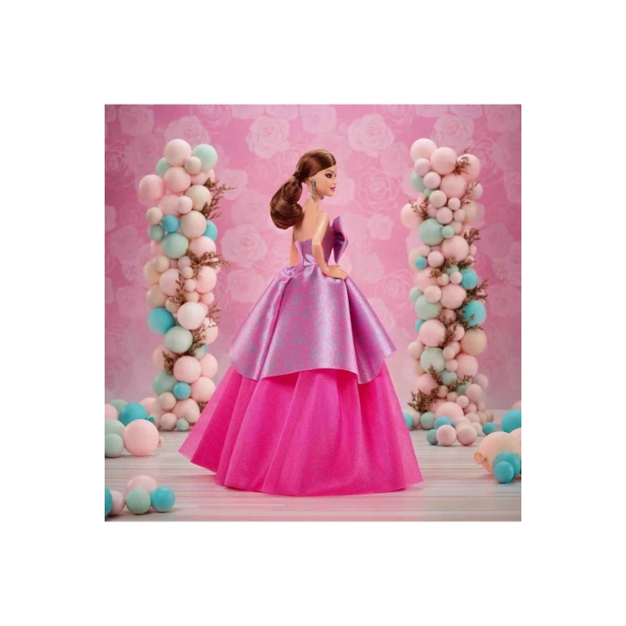 Doğum Günü Bebeği HJX01 - Fiyonk Elbiseli Barbie Jbj08