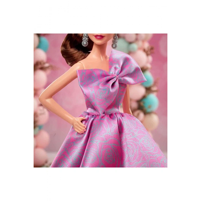 Doğum Günü Bebeği HJX01 - Fiyonk Elbiseli Barbie Jbj08