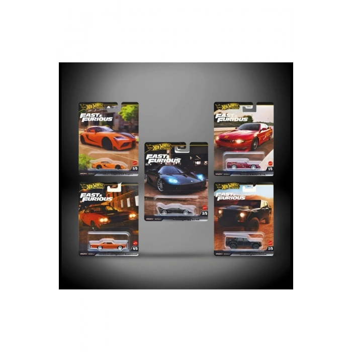 Fast&Furious Temalı Beşli Araba Serisi HNW46 979L