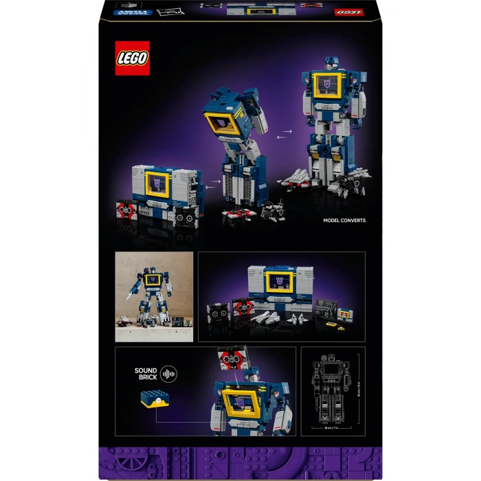 LEGO10358 Icons Transformers: Soundwave