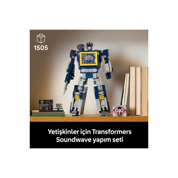 LEGO10358 Icons Transformers: Soundwave