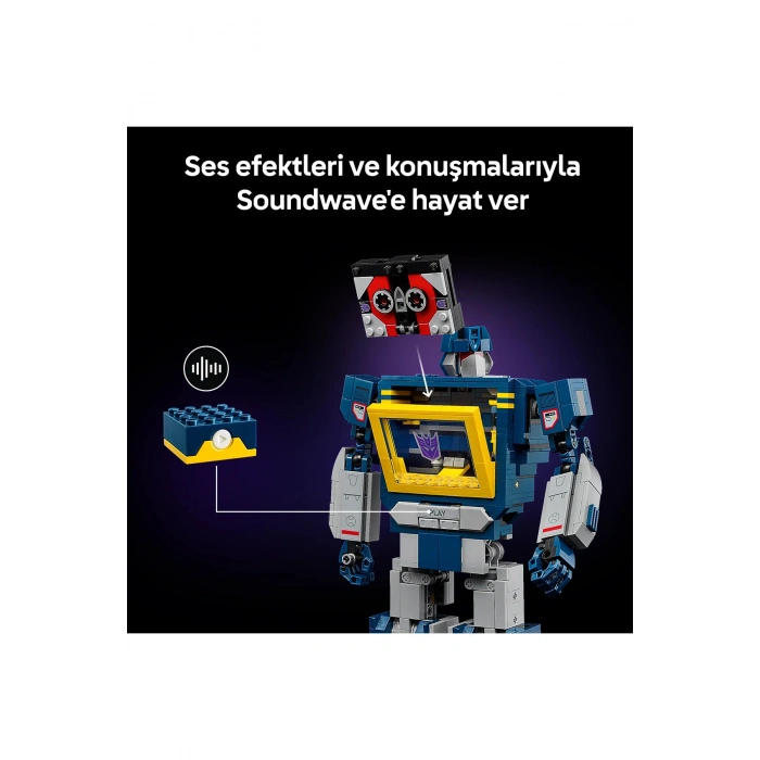 LEGO10358 Icons Transformers: Soundwave