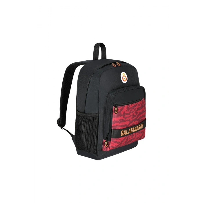 Lisanslı Kamuflaj Ön Cep Detaylı Siyah Orijinal Sırt Çantası