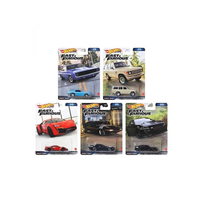 FAST AND FURIOUS HNW46 5Lİ SET