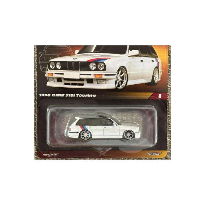 Elite 64 - 1990 BMW 318i Touring Beyaz 1:64 Diecast Model Araba