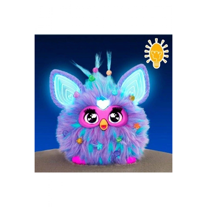Furby Mor Interaktif Peluş F6744