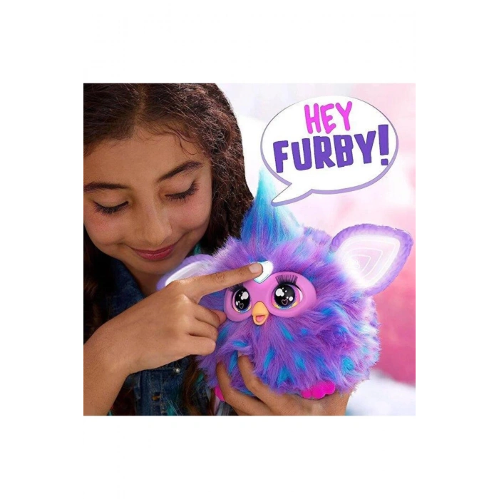 Furby Mor Interaktif Peluş F6744