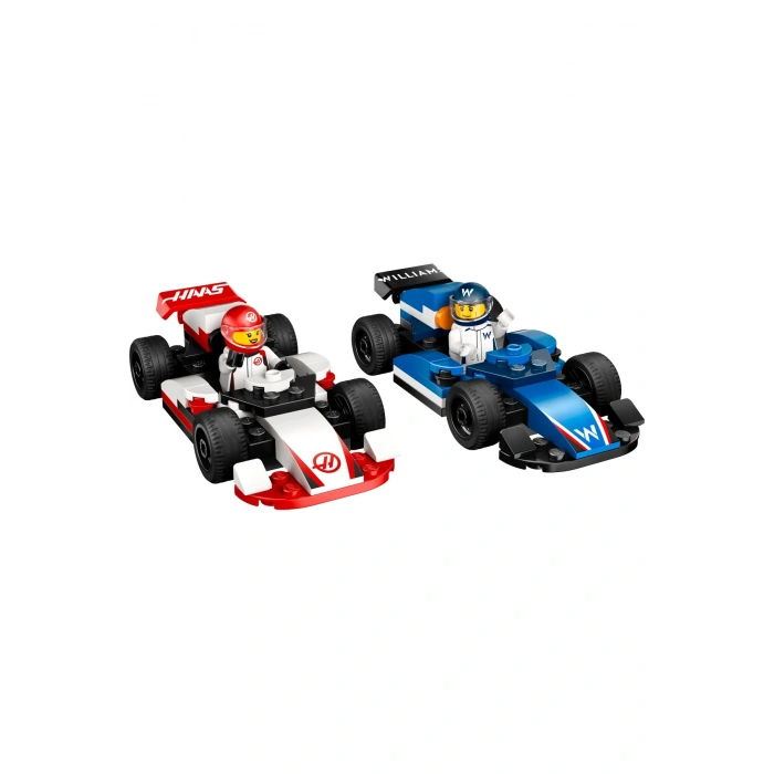 ® City F1® Williams Racing ve Haas F1® Yarış Arabaları 60464 - 4+ Oyuncak Yapım Seti (92Parça)