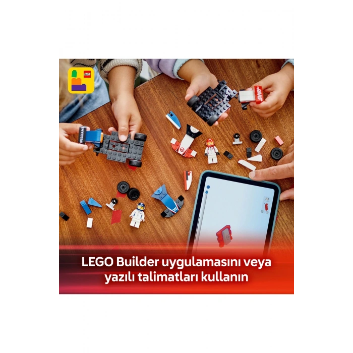 ® City F1® Williams Racing ve Haas F1® Yarış Arabaları 60464 - 4+ Oyuncak Yapım Seti (92Parça)