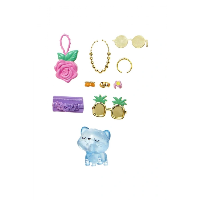 Orjinal Extra Çiçekli Kostümlü Extra ve Yavru Kedisi