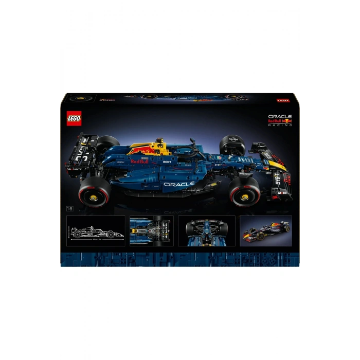 ® Technic Oracle Red Bull Racing RB20 F1 Araba 42206 - 18+ Yarış Arabası Modeli Yapım Seti (1639P)