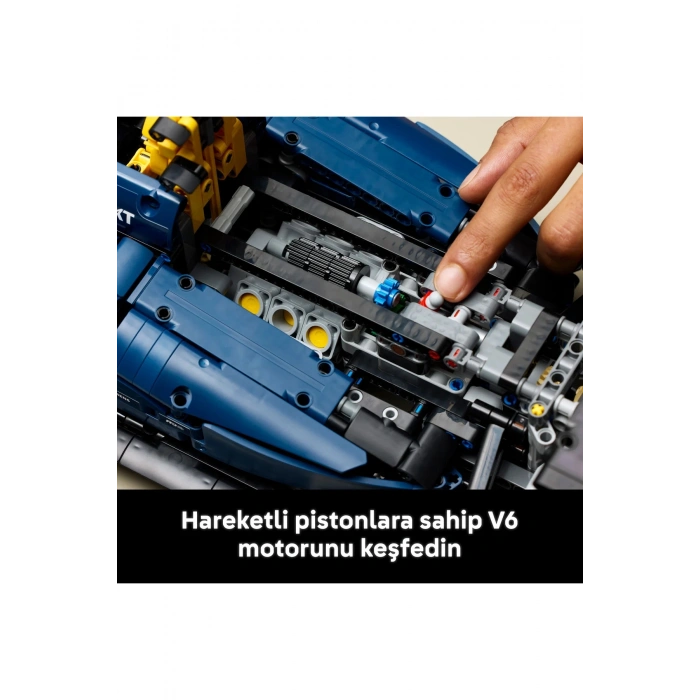 ® Technic Oracle Red Bull Racing RB20 F1 Araba 42206 - 18+ Yarış Arabası Modeli Yapım Seti (1639P)