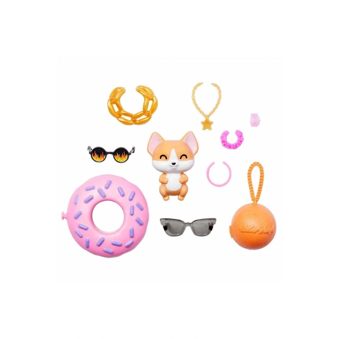 Hdj46 Barbie Extra Ekose Ceketli Bebek