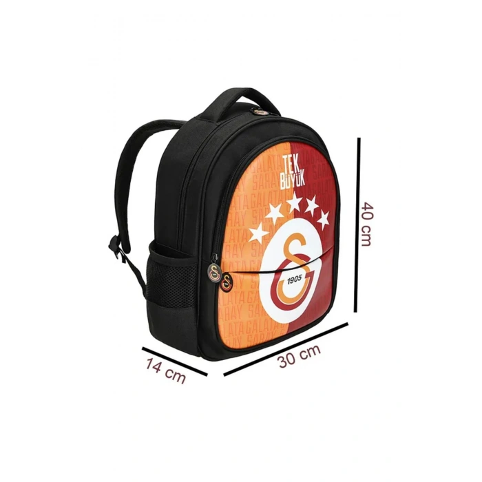 Beş Yıldız Lisanslı Çok Bölmeli Fermuarlı Okul Sırt Çantası Set Çanta Kalemlik Beslenme ve Suluk