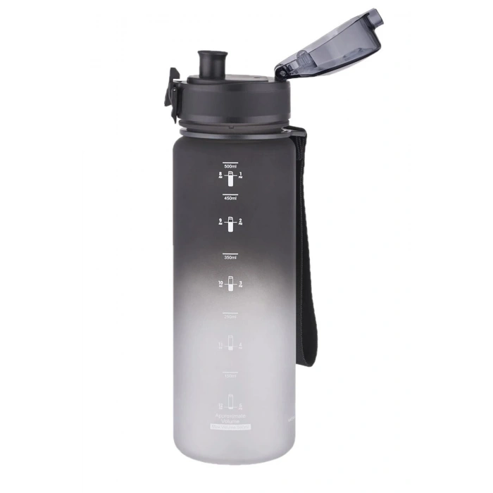 500ml Soft Touch Çift Renk Motivasyon Tritan Su Matarası
