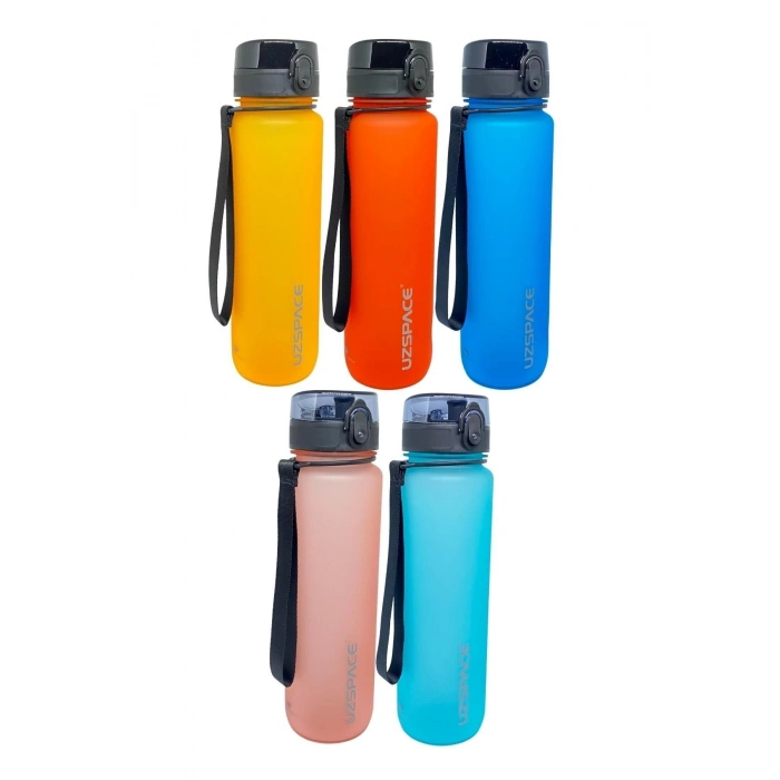 Mavi 1000 ml Yeni Koleksiyon Serisi Soft Touch Tritan Su Matarası 1 L Plastik