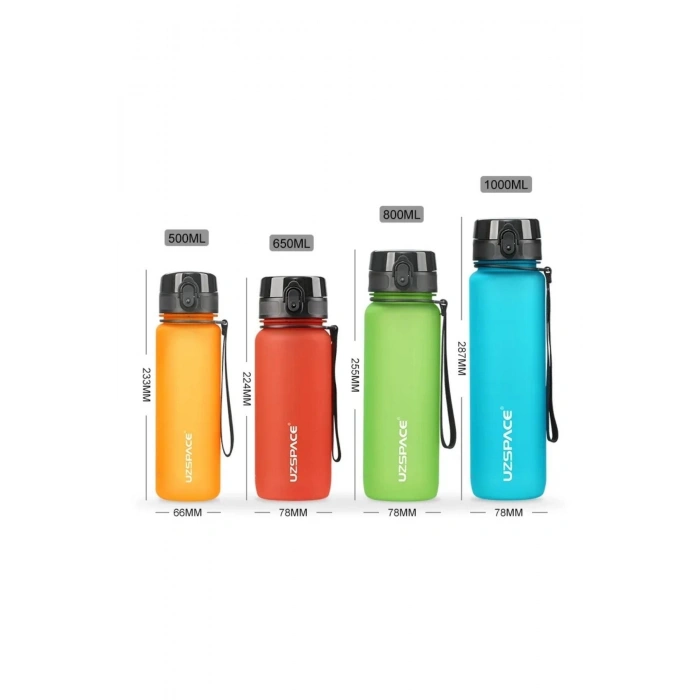 Mavi 1000 ml Yeni Koleksiyon Serisi Soft Touch Tritan Su Matarası 1 L Plastik