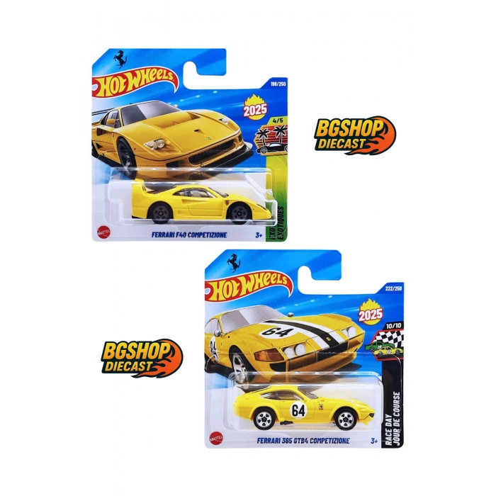 Ferrari F40 Competizione - Ferrari 365 GTB4 Competizione(yellow)