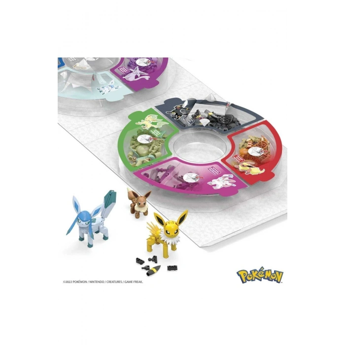 MEGA Pokémon™ - Eevee Dönüşümleri Yapı Seti, çocuklar için yapı oyuncakları GFV85